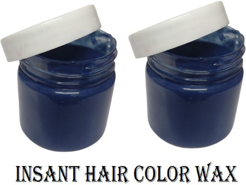 新品未使用　青　ブルー　ウェービーヘアピン YAWI Temporary Natural Royal Blue Hairstyle Hair Color Wax Pack Of