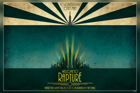 rapture bioshock poster