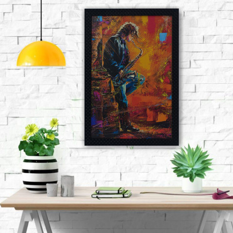Jitesh Arts Sexaphone Music Mosiac Instrument Digital Reprint 19
