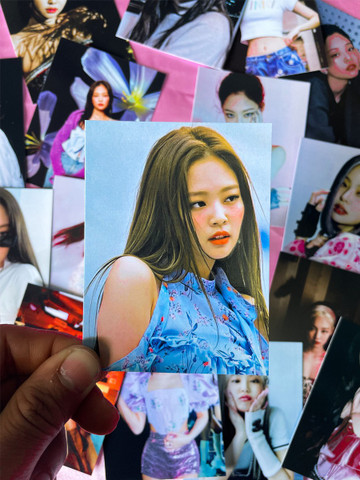 Blackpink Jennie Solo Laminated Lomo Cards Pack of 18 Premium