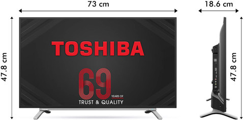 TOSHIBA L50 Series 80 cm (32 inch) HD Ready LED Smart VIDAA TV