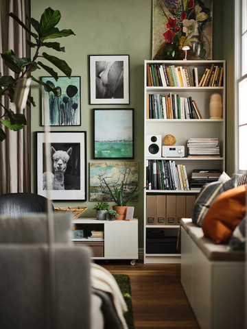 IKEA Billy Engineered Wood Open Book Shelf Price in India - Buy