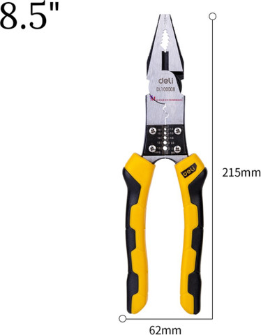 MALFAH ENTERPRISES Deli DL100008 Multifunction Combination Plier