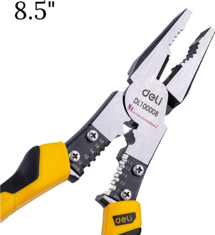 MALFAH ENTERPRISES Deli DL100008 Multifunction Combination Plier