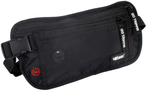 Gotrippin Travel Money Belt, Waist Pouch Bag with RFID Security