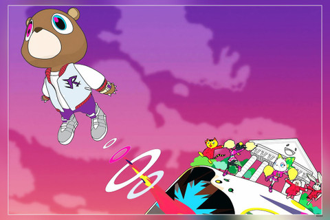 kanye west poster graduation