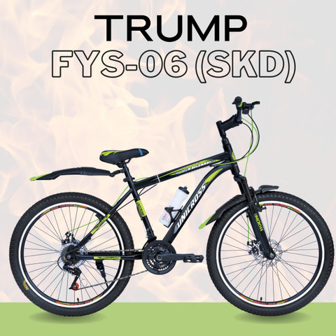 Tramp Cycle King&Queen Seat【値下不可】 Unicross TRUMP FYS-06 SKD | TIG Welded Steel Frame, 26X2.40 D/Wall