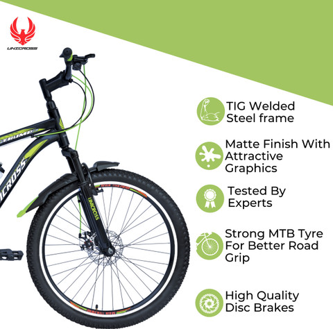 Tramp Cycle King&Queen Seat【値下不可】 Unicross TRUMP FYS-06 SKD | TIG Welded Steel Frame, 26X2.40 D/Wall