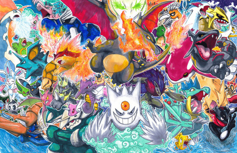 all original pokemon poster