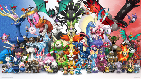 all legendary pokemon poster