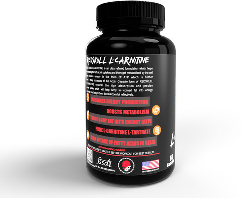 redskull nutrition L-CARNITINE PACK OF 60 CAPSULES Price in India - Buy  redskull nutrition L-CARNITINE PACK OF 60 CAPSULES online at Flipkart.com