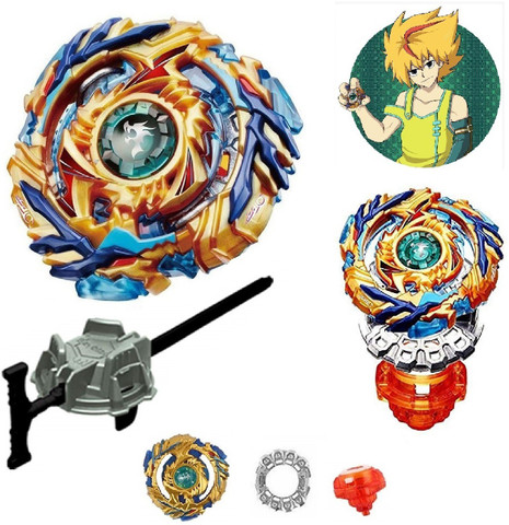 CrazyBuy B-79 Beyblade Burstt Drain Fafnir Starter with Launcher