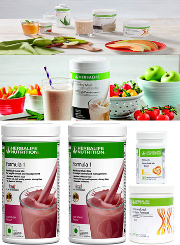 Combo Herbalife F1 Rose & Kheer + ShakeMate - 2 X 500g, Protéine, Gestion Du Poids, Neuf