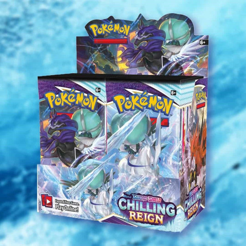 CrazyBuy Pokemon Sword and Shield Chilling Reign Booster Box - Pokemon  Sword and Shield Chilling Reign Booster Box . Buy playing cards toys in  India. shop for CrazyBuy products in India. | Flipkart.com
