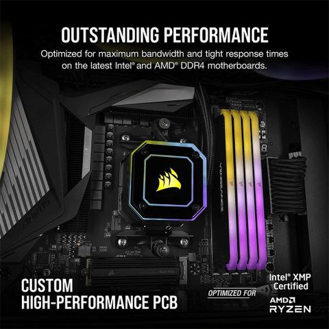 Corsair Vengeance RGB RS 16 GB 3200MHz C16 Memory (Black) DDR4 16