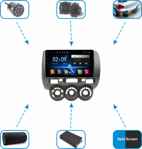 Trony 10 Inches Android 10 System for Honda City ZX with 2/16GB