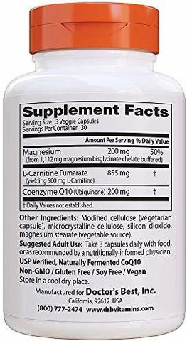 l carnitine dosage timing Acetyl L-Carnitine