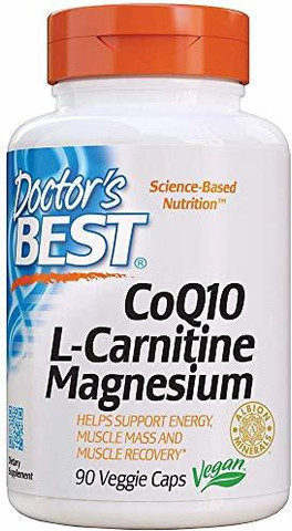 magnesium and l carnitine CoQ10 L-Carnitine Magnesium, 90 Veggie Caps main image 0