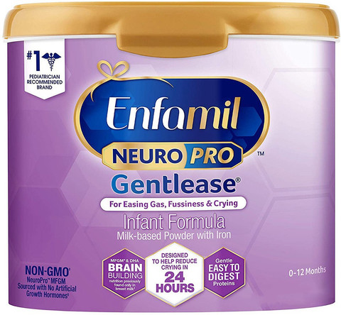 k.i　Enfamil Gentlease 粉ミルク 9缶セット Enfamil® Gentlease Infant Formula - Powder - 19.9 oz Can