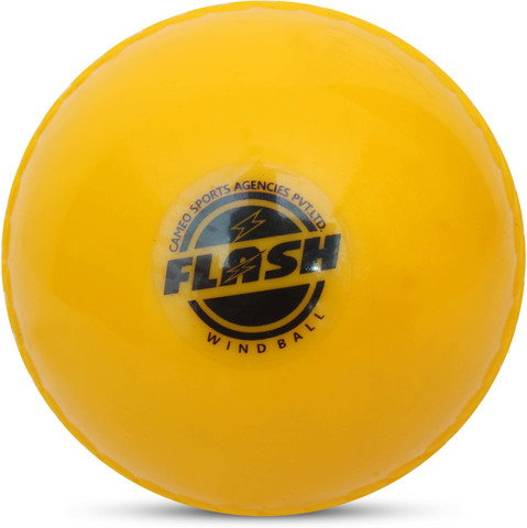 FLASH WIND BALL YELLOW Cricket Synthetic Ball - Buy FLASH WIND