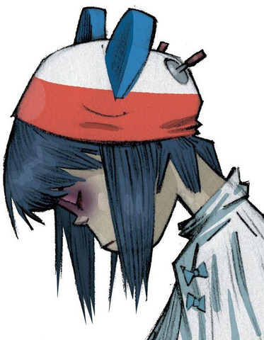 gorillaz noodle poster