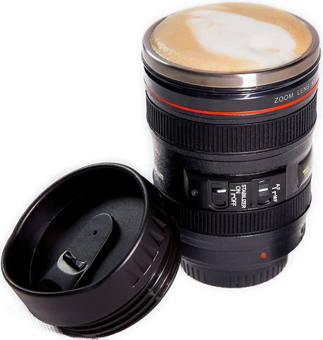 primesale Lens Plastic Canon Camera Lens Steel Coffee Thermos Cup with Lid  Plastic, Stainless Steel Coffee Mug Price in India - Buy primesale Lens  Plastic Canon Camera Lens Steel Coffee Thermos Cup