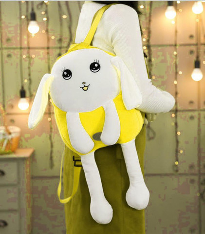 Cute Plush Animal Toddler Backpack For Boys & Girls 2-6 Years - Bunny Rose Design Mini Kids Backpack With Adjustable Straps