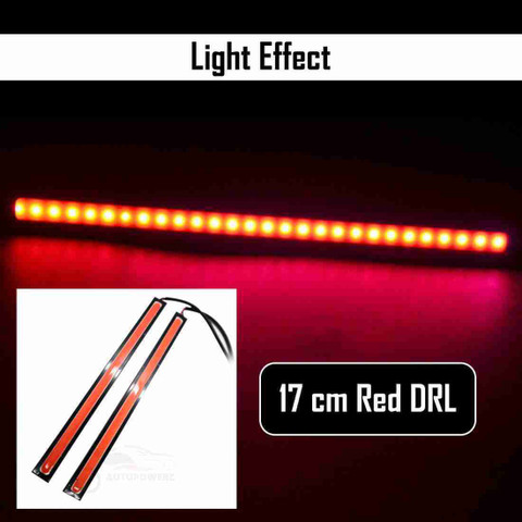Sigmatech Fancy Red Led strip light DRL ZX Brake Light Motorbike