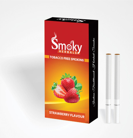 strawberry cigarettes price Smoky Herbals 100% Tobacco & Nicotine Free Cigarette - Strawberry Flavour -  1 Packet Smoking Cessations Price in India - Buy Smoky Herbals 100% Tobacco  & Nicotine Free Cigarette