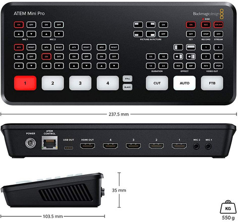その他 Blackmagic Design ATEM mini Pro BUY Blackmagic Design ATEM Mini Pro | Gears Of Future | GFX