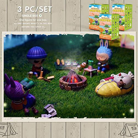 Pop Labubu Camping Series-3PC Collection Art Toy Popular