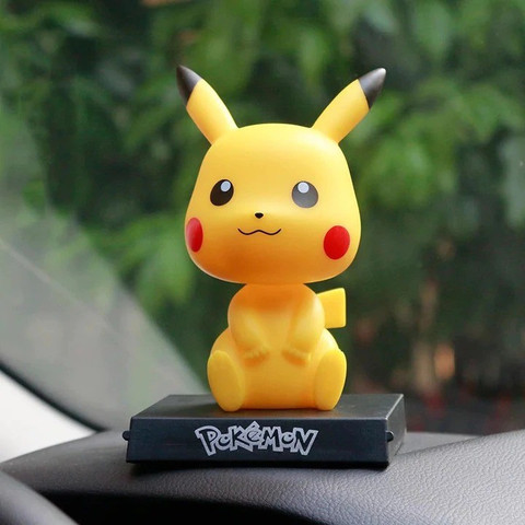 BLISSFUL Super Hero Pikachu Pokemon Action Figure Bobblehead