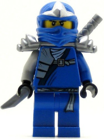 かじゅ LEGO Ninjago Jay ZX Minifigure with Armor and Katana Sword