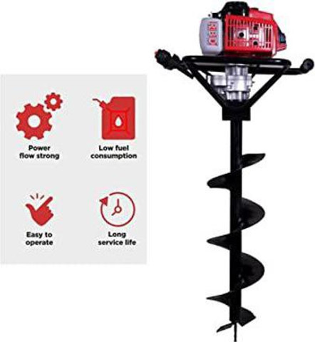 RBD Earth Auger Digging Machine 72 CC Engine with 8 Inch & 12 Inch