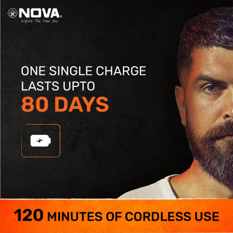 NOVA Prime Series NHT 1087 Turbo power Trimmer 120 min Runtime 20