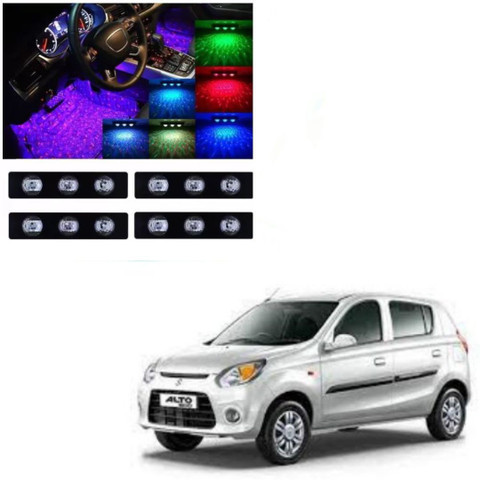 AUTOGARH Interior Ambient Star Lights For Maruti alto 800 Car
