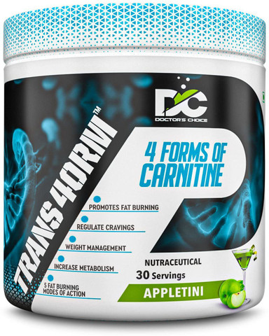 DOCTOR'S CHOICE TRANSFORM FOUR Forms of CARNITINE Blend, CLA 500mg, ,  Appletini, 30 Serving Price in India - Buy DOCTOR'S CHOICE TRANSFORM FOUR  Forms of CARNITINE Blend, CLA 500mg, , Appletini, 30