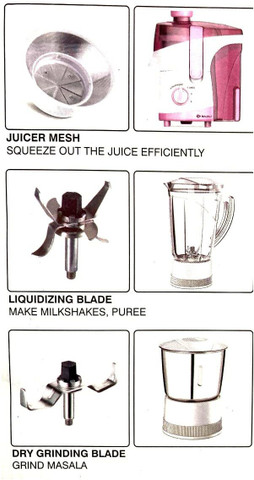 BAJAJ JMG 800 W Juicer Mixer Grinder Price in India - Buy BAJAJ