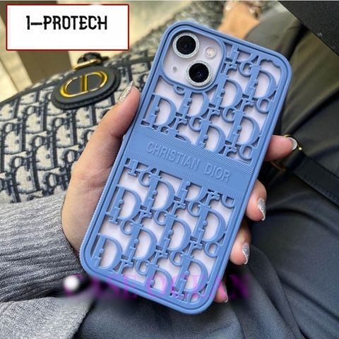美品【Christian Dior】 iPhone14、13ケース Christian Dior Paris Glass Phone Case Cover for iPhone and Android