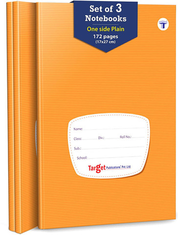 Target Publications Single Line Interleaf Notebooks |Copy Book
