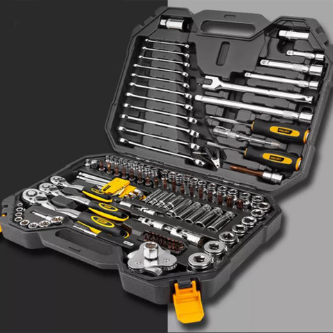 DeliciousTaylormade QUADFACE  NKT×AC MALFAH ENTERPRISES DELI DL7461 SOCKET SET 123PCS Socket Set