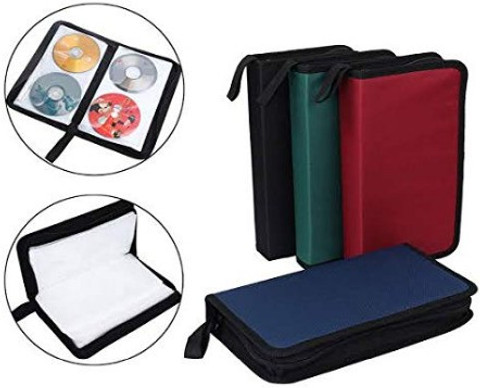 Mukti Traders CD/DVD 80 Capacity Wallet Disc Holder Storage Box Mukti Traders CD/DVD 80 Capacity Wallet Disc Holder Storage Box