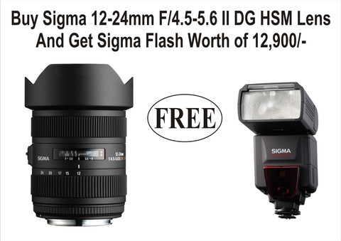SIGMA 12 - 24 mm f/4.5 - 5.6 II DG HSM for Nikon Cameras Wide