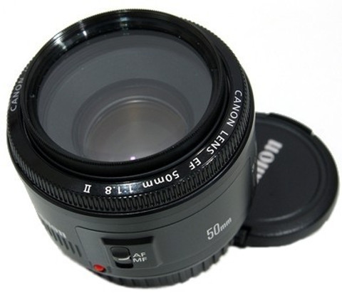 【美品】キャノンCanon LENS EF 50mm 1:1.8 II Canon EF 50 mm f/1.8 II Standard Prime Lens - Canon : Flipkart.com