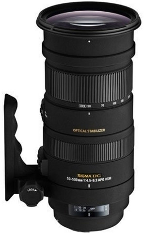 SIGMA 50 - 500 mm F4.5-6.3 APO DG OS HSM for Canon Digital SLR