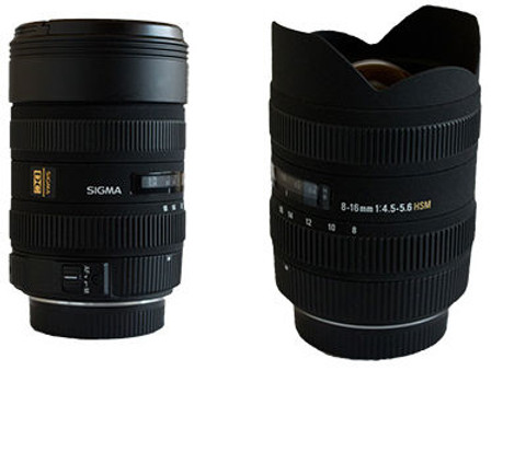 SIGMA 8 - 16 mm F4.5-5.6 DC HSM for Nikon Digital SLR Wide-angle