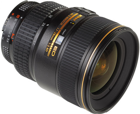 NIKON AF-S Zoom-Nikkor 17 - 35 mm f/2.8D IF-ED (2.1x) Wide-angle