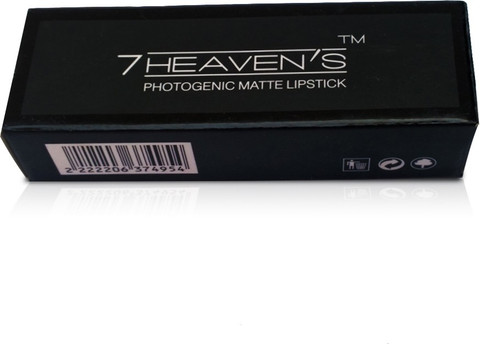 Brndey 7 Heaven'S Photogenic Matte Red Lipstick - Price in India
