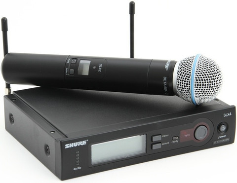 Shure SLX24/Beta58A Hand Wireless Microphone - Shure : Flipkart.com