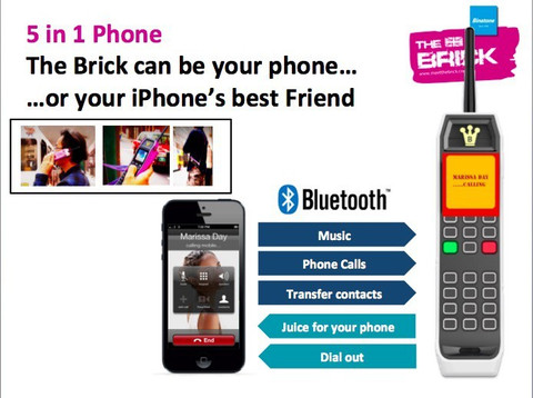IFA 2013] Binatone The Brick, un télélphone mobile vintage